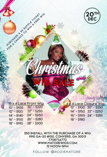 Christmas Party PSD Flyer cm