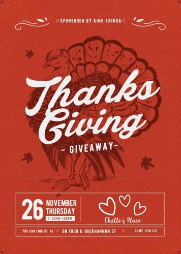 Thanksgiving flyer